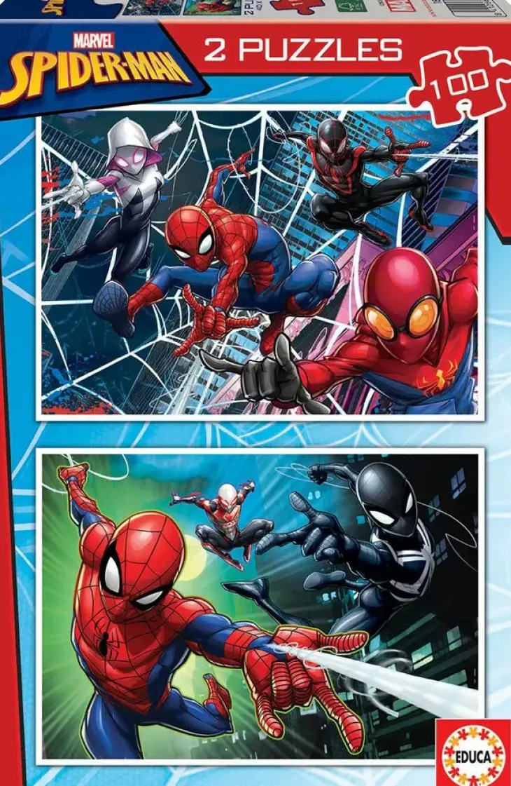 Educa spiderman 2x100 palaa