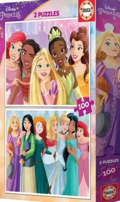 Educa 2x100 disney princess
