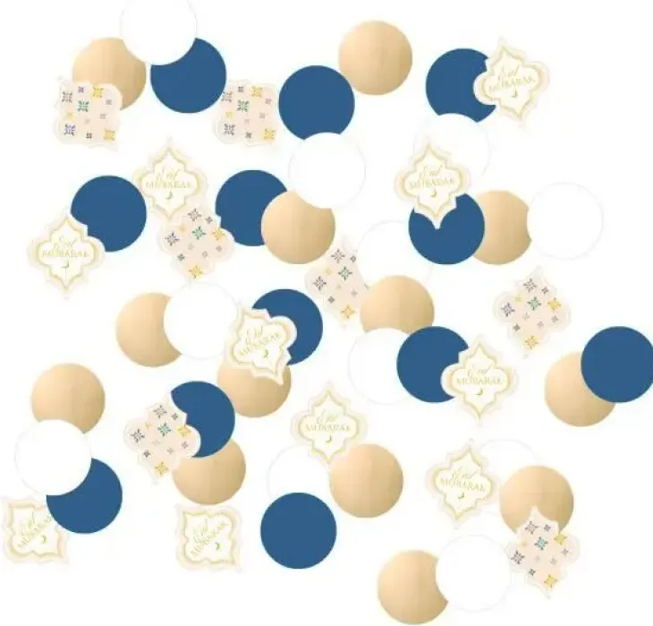 Eid mubarak confetti
