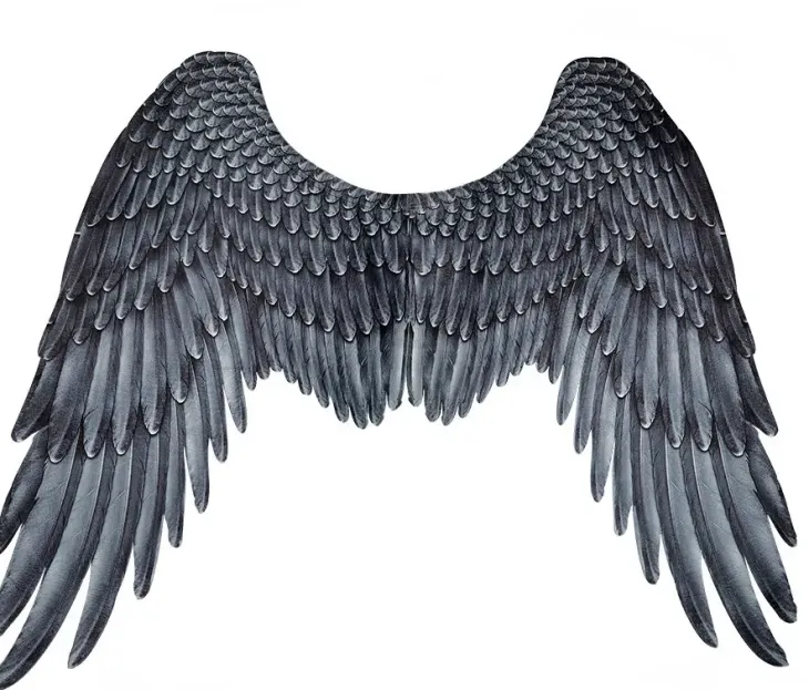 Enkelin siivet mustat