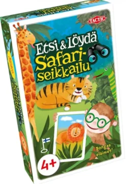 Etsi ja löydä safariseikkailu matkapeli