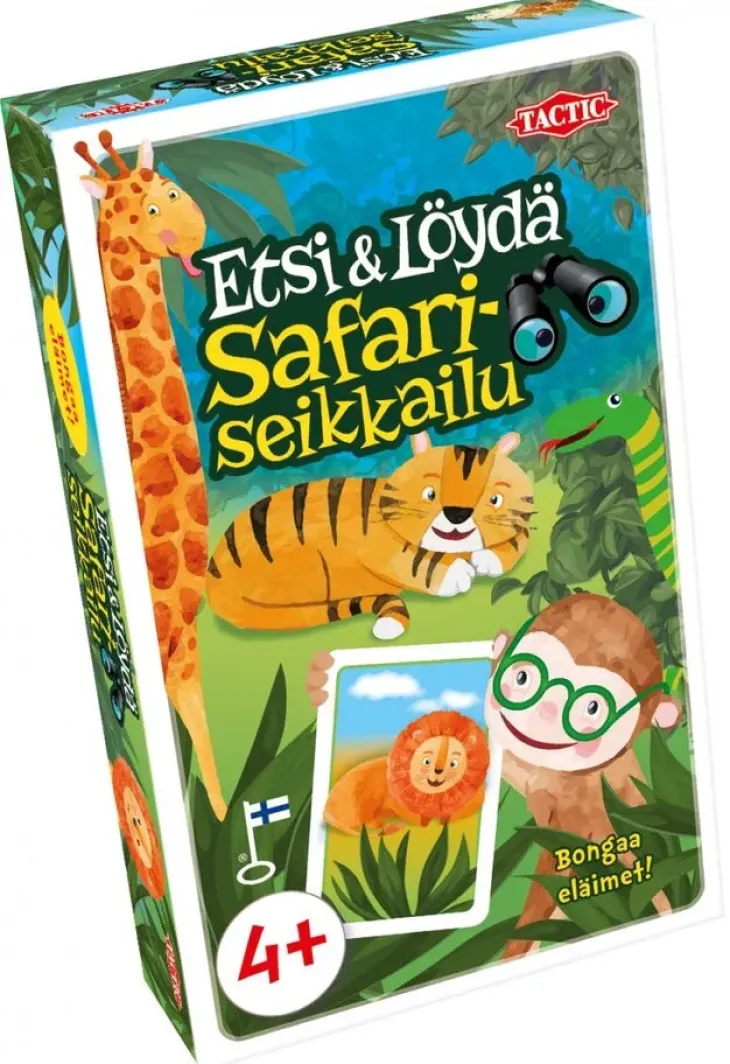 Etsi ja löydä safariseikkailu matkapeli