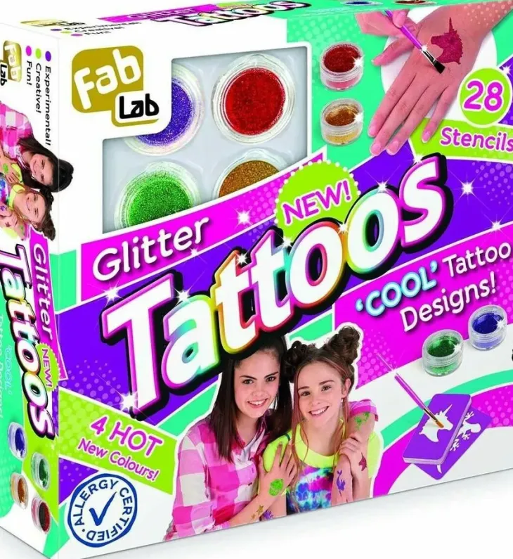 Fab lab glitter tatuointien tekosetti