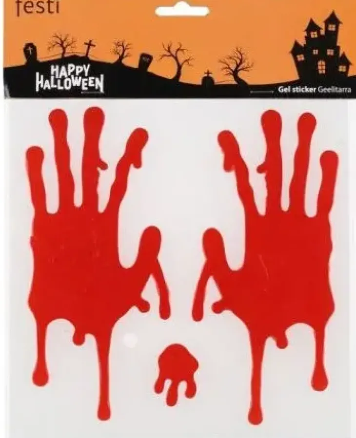 Festi halloween geelitarra veriset kädet