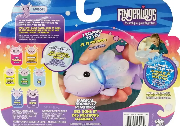 Fingerlings axolotl auggie