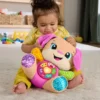 Fisher price laugh and learn koira pink
