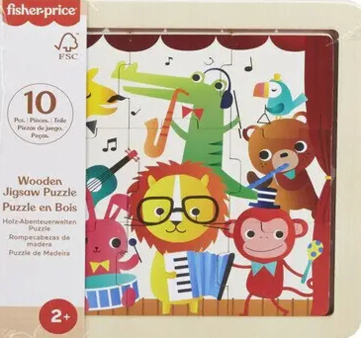 Fisher price puinen palapeli eläimet 10p
