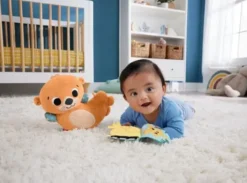 Fisher price rockin tummy time saukko