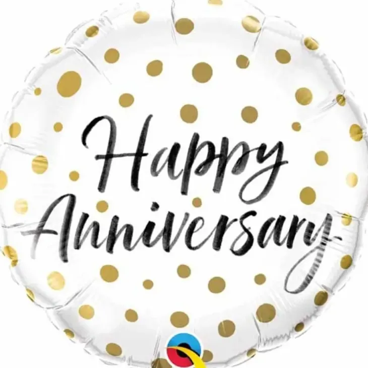 Foliopallo happy anniversary 46cm