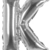 Foliopallo k kirjain 36 cm