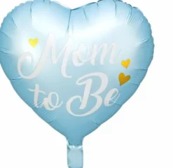 Foliopallo mom to be 35cm sininen