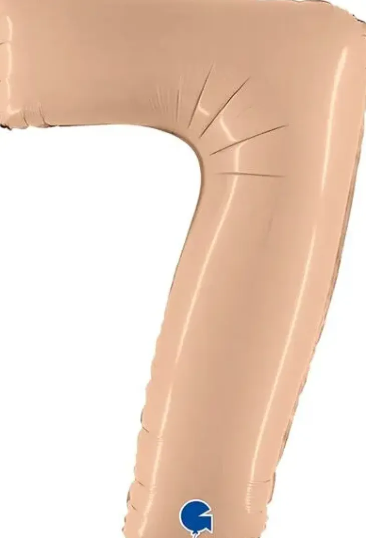 Foliopallo numero 7, beige 102cm