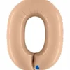 Foliopallo numero 0 beige 102cm