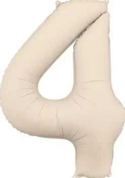 Foliopallo numero 4 86 cm vaalea beige