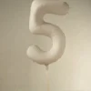 Foliopallo numero 5 86 cm vaalea beige