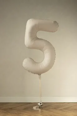 Foliopallo numero 5 86 cm vaalea beige