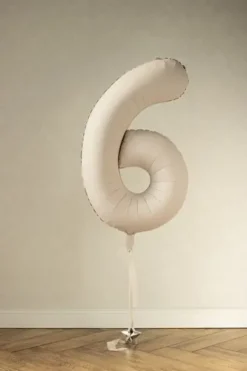 Foliopallo numero 6 86 cm vaalea beige