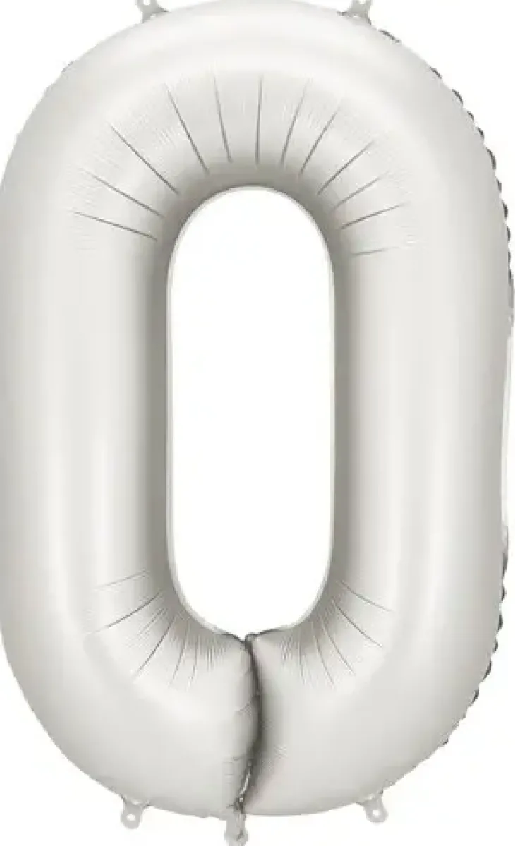 Foliopallo numero 0 hopeinen 86cm