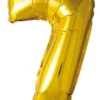 Foliopallo numero 7 kulta 41cm