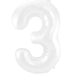 Foliopallo numero 3, matta valkea 86cm