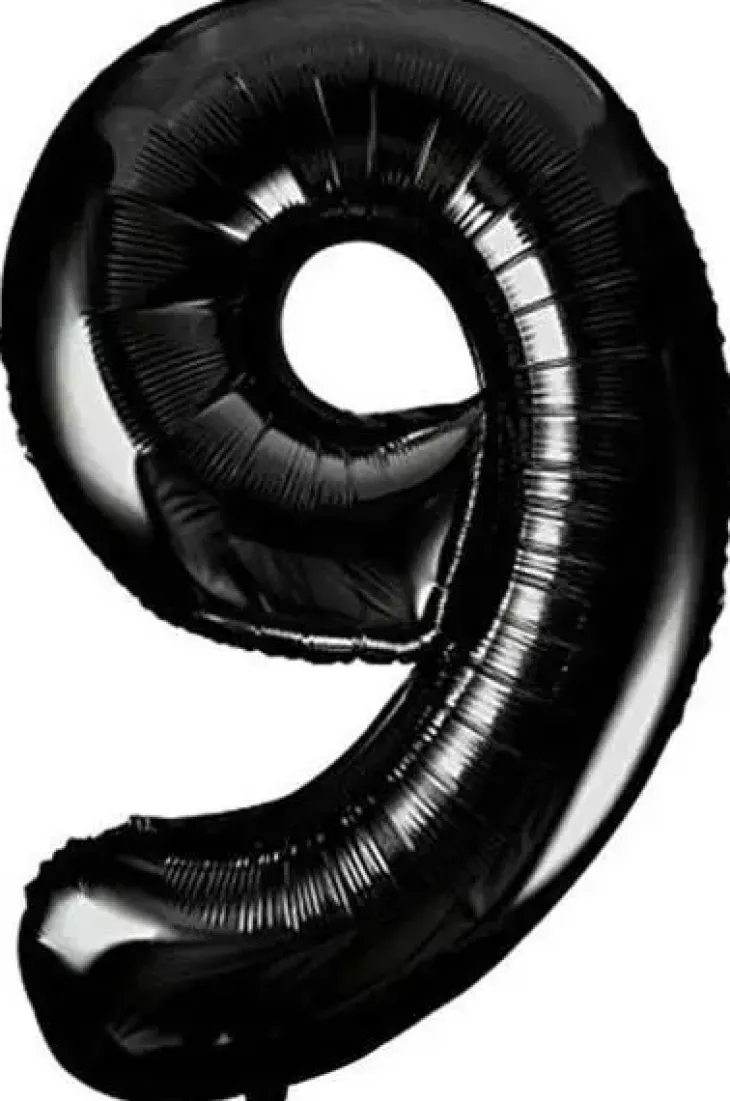 Foliopallo numero 9 musta 86cm