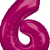 Foliopallo numero 6 pinkki 86cm