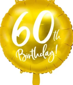 Foliopallo 60th birthday 45cm
