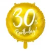 Foliopallo 30th birthday kulta 45cm