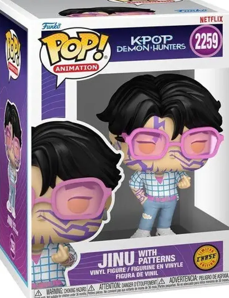 Funko pop k-pop demon hunters jinu