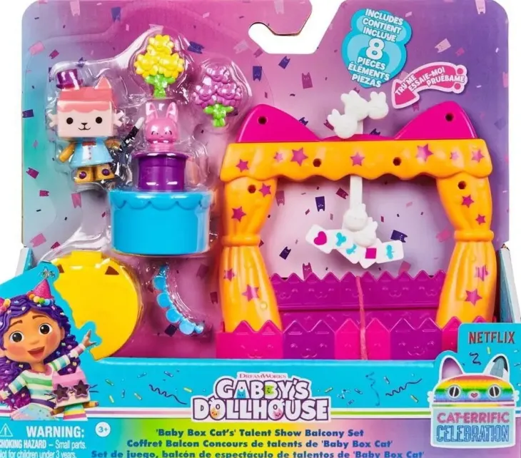 Gabbys dollhouse baby box parvekesetti
