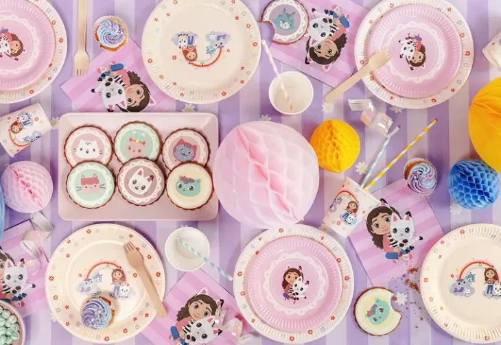 Gabby´s dollhouse lautaset 6kpl