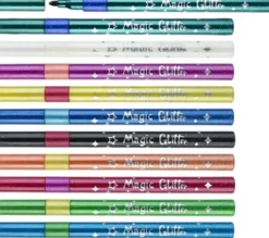 Glitter huopakynä magic 10 väriä