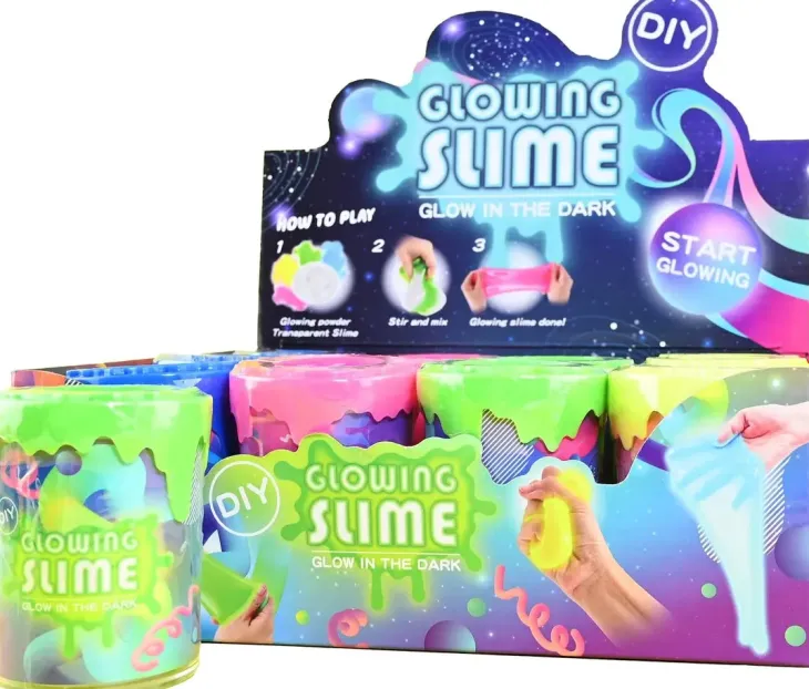 Glow in the dark diy slime