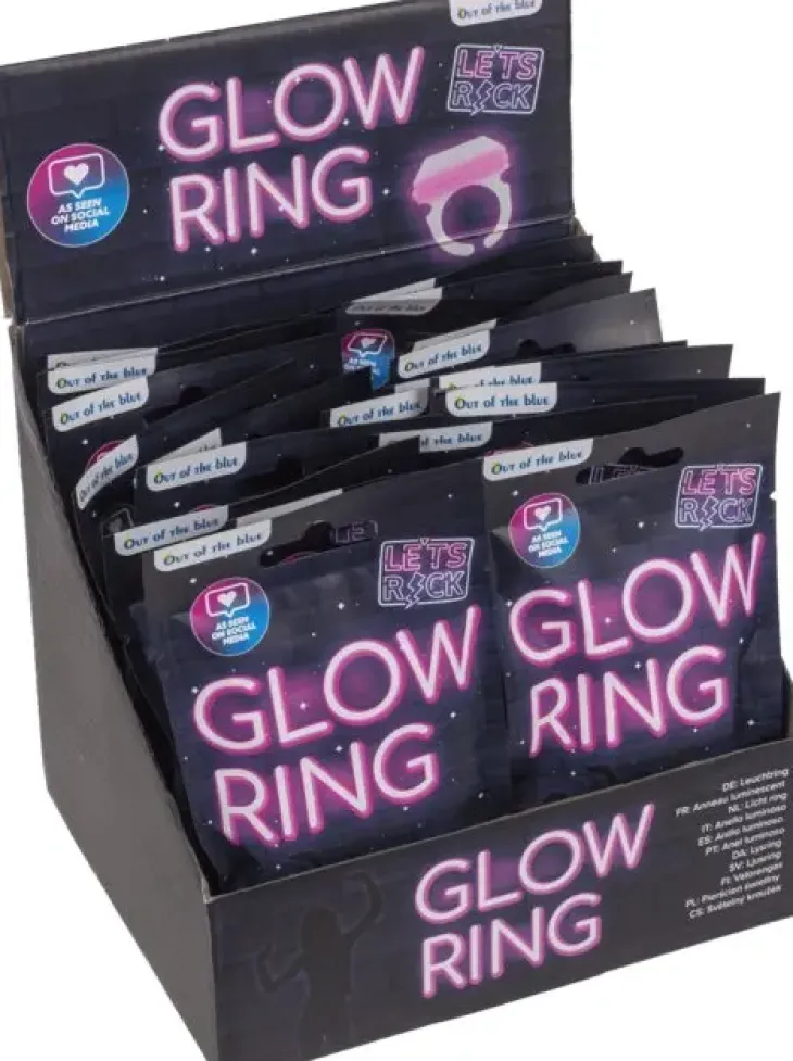 Glow ring valotikku sormus