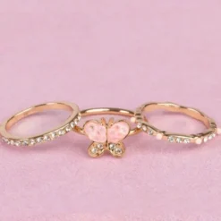Great pretenders chick butterfly rings