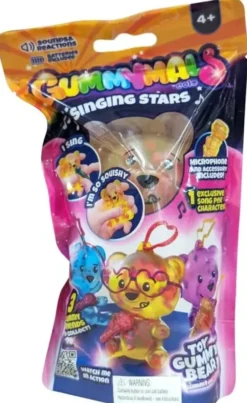 Gummymals singing stars keltainen
