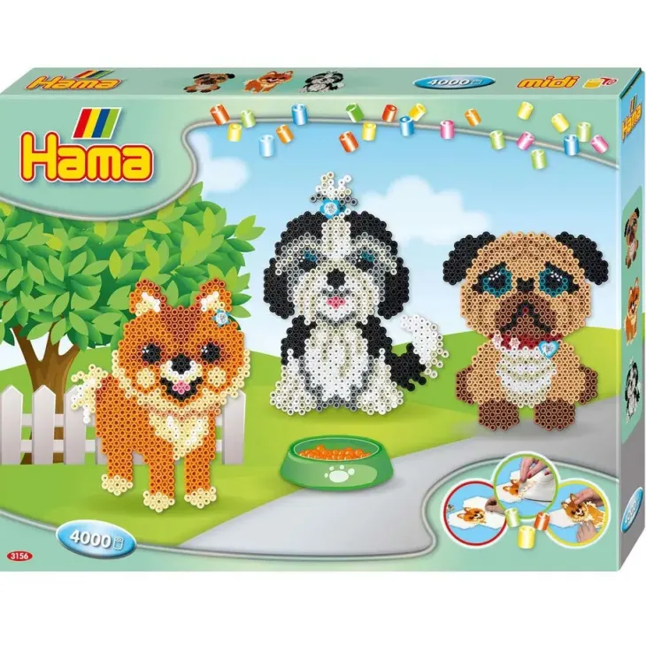 Hama ihanat koirat 4000 helmeä