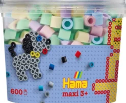 Hama maxi 600 helmeä pastelli