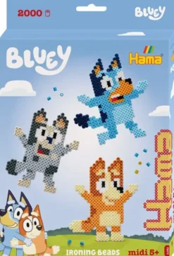 Hama midi bluey pakkaus 2000 helmeä