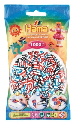 Hama pussi 1000 3-mix valkoraita 207-91