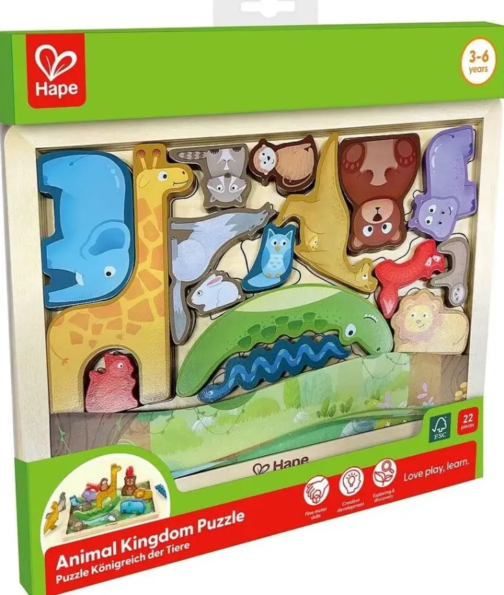 Hape eläinmaailma palapeli