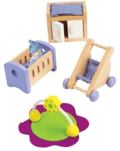 Hape nukkekodin vauvanhuone