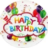 Happy birthday lautanen 23 cm 6 kpl