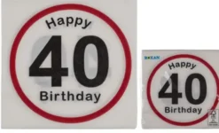 Happy birthday 40 lautasliina 20 kpl