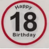 Happy birthday 18 lautasliina 20 kpl