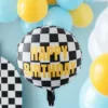 Happy birthday ruutu foliopallo