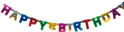 Happy birthday viiri värikäs