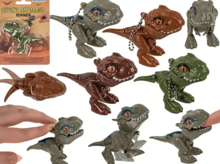 Haukkaava dino avaimenperä