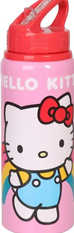 Hello kitty juomapullo pillillä