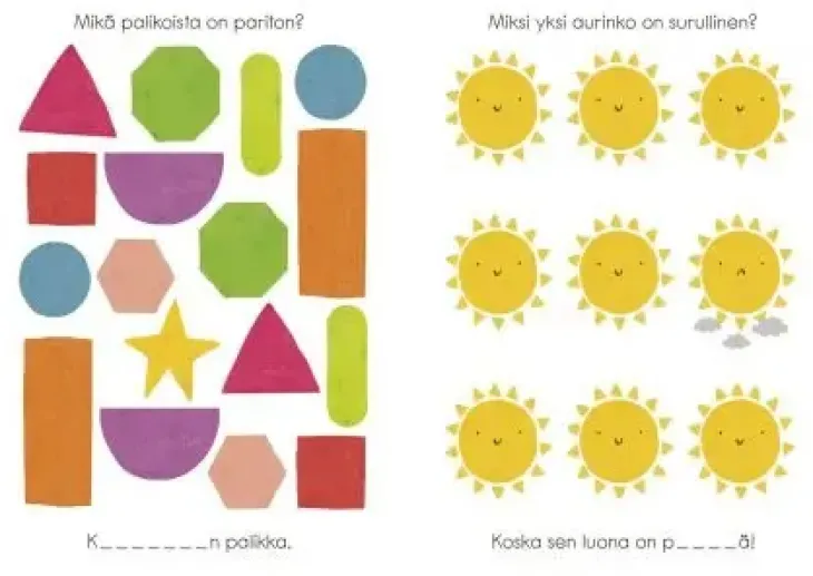 Helppoja tehtäviä puuhakirja